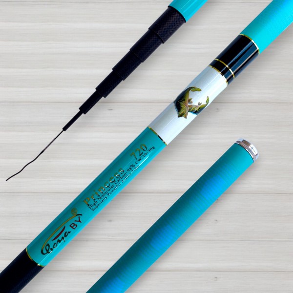 Вудка поплавцева BoyaBY Princess без кілець довгий склад, тест 10-30 гр, довжина 7,2м